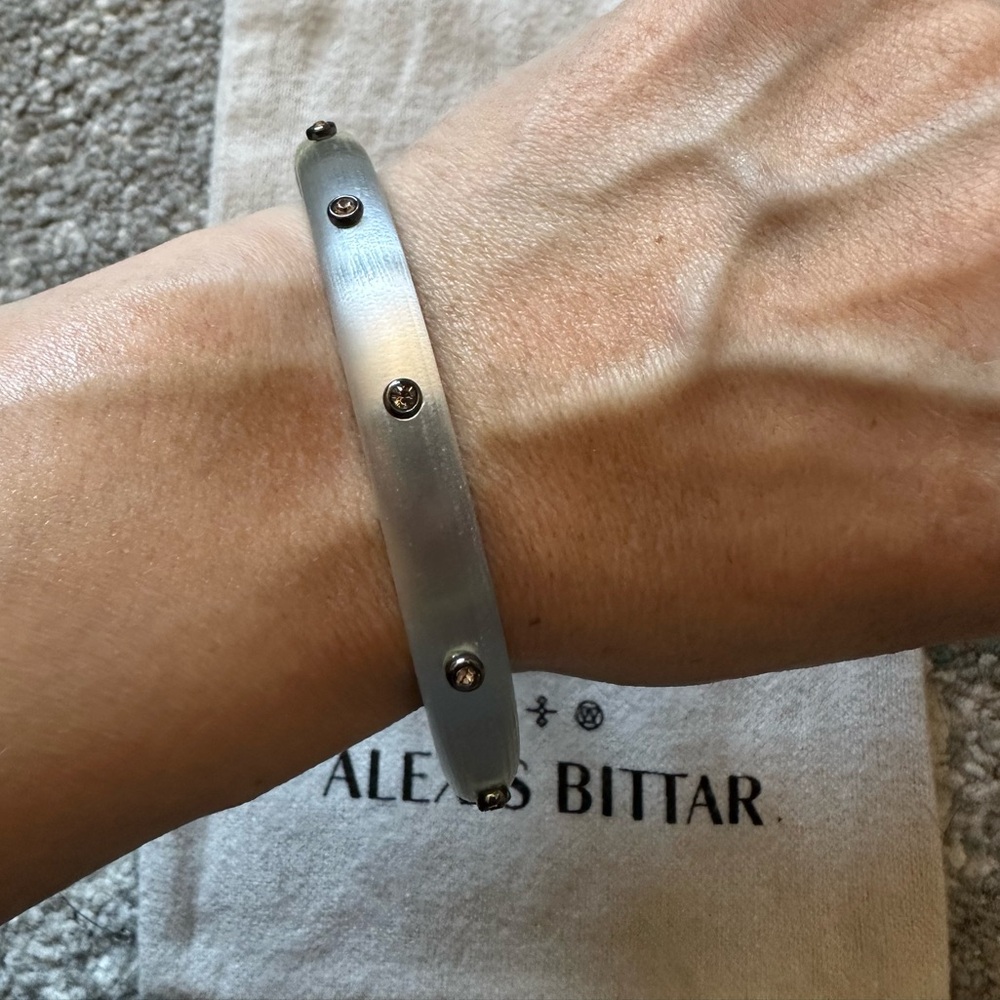 Alexis Bittar Studded Lucite Bangle